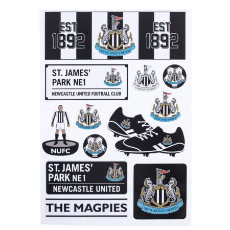 Newcastle United FC A4 Sticker Set: 1 - Stickers By Newcastle United