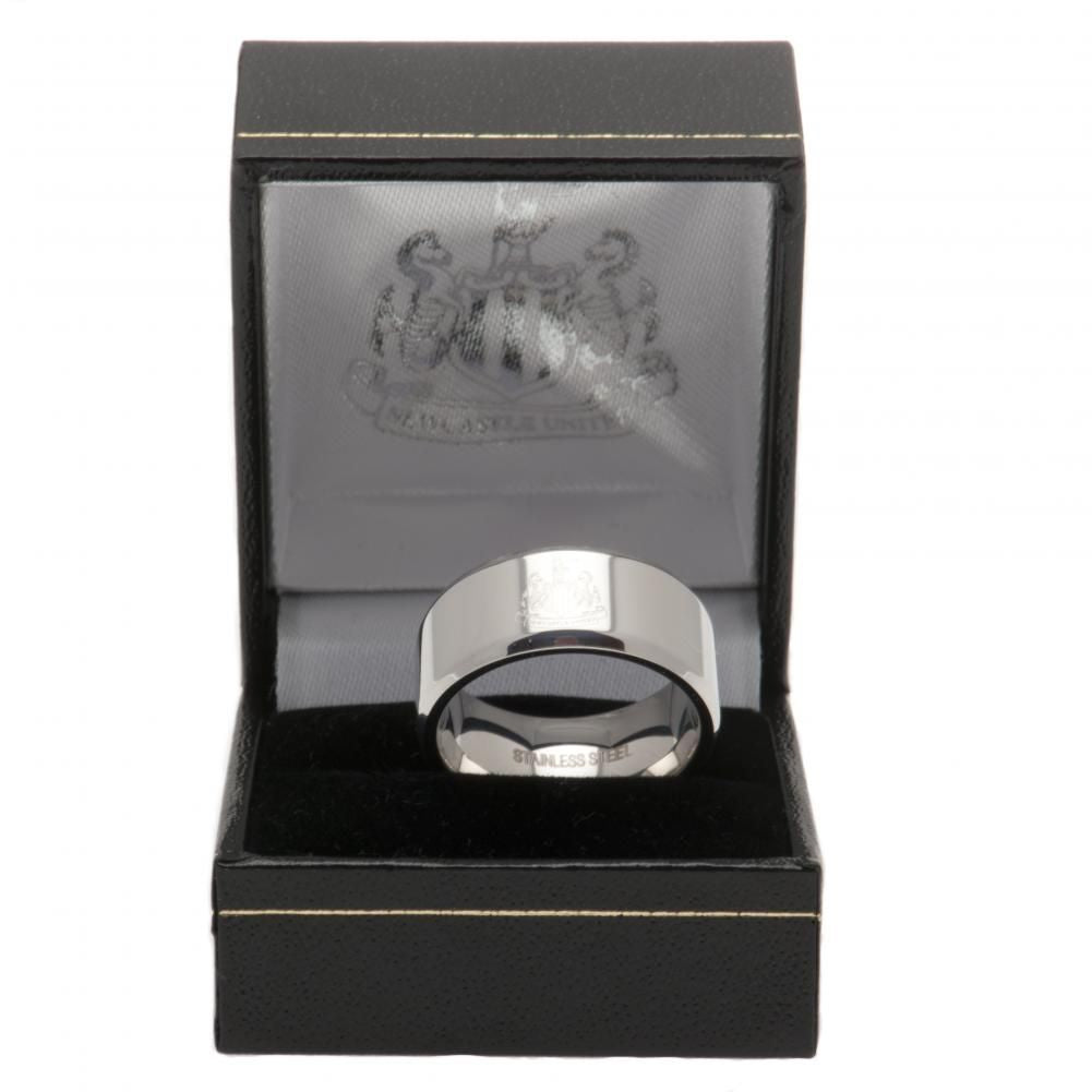 Newcastle United FC Band Ring Medium: 1 - Jewellery By Newcastle United