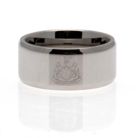 Newcastle United FC Band Ring Medium: 2 - Jewellery By Newcastle United
