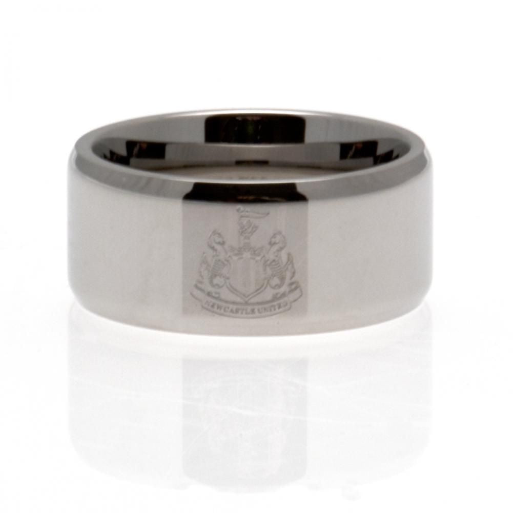 Newcastle United FC Band Ring Medium: 2 - Jewellery By Newcastle United