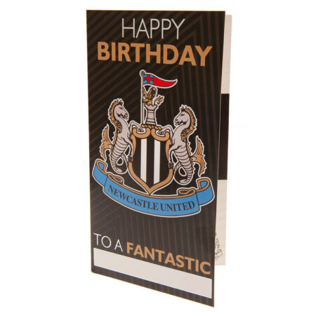 Newcastle united fc birthday card personalised