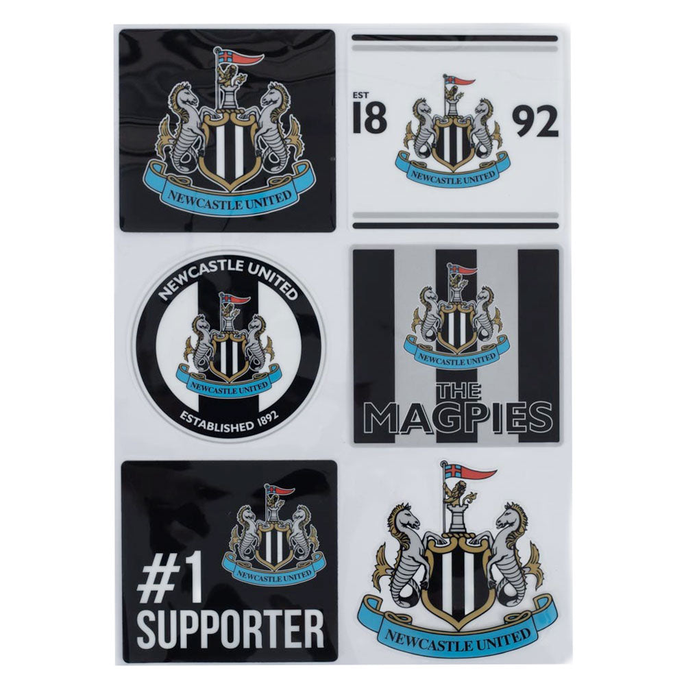 Newcastle United FC Car Decal Set: 1 - Car Accessories By Newcastle United