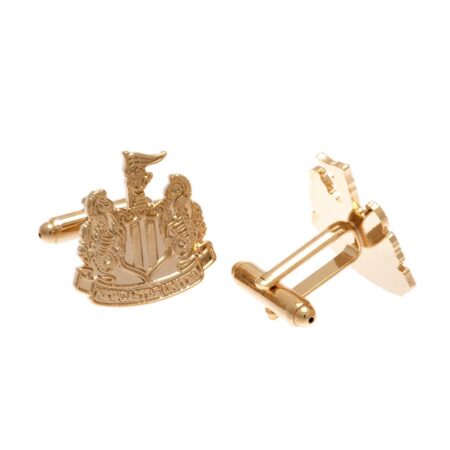 Newcastle United FC Gold Plated Cufflinks: 2 - Cufflinks & Tie Slides By Newcastle United