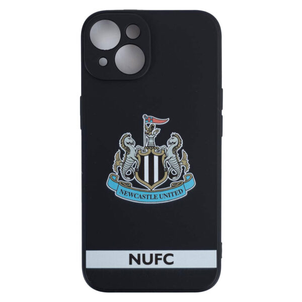 Newcastle United FC iPhone 15 Crest Silicone Case: 2 - Tech Accessories By Newcastle United