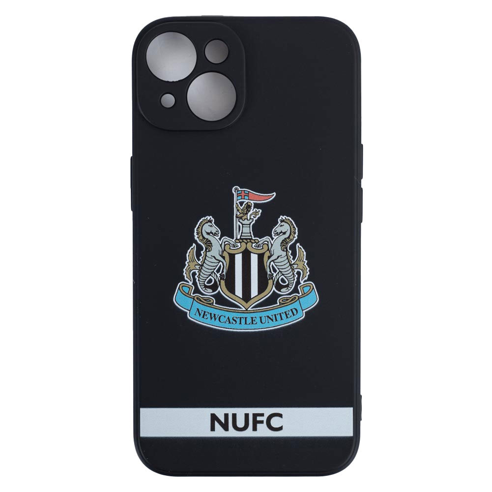Newcastle United FC iPhone 15 Crest Silicone Case: 2 - Tech Accessories By Newcastle United