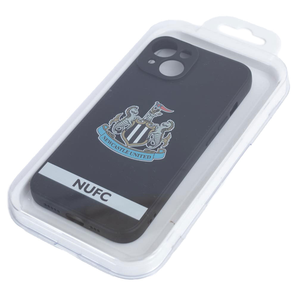 Newcastle United FC iPhone 15 Crest Silicone Case: 4 - Tech Accessories By Newcastle United