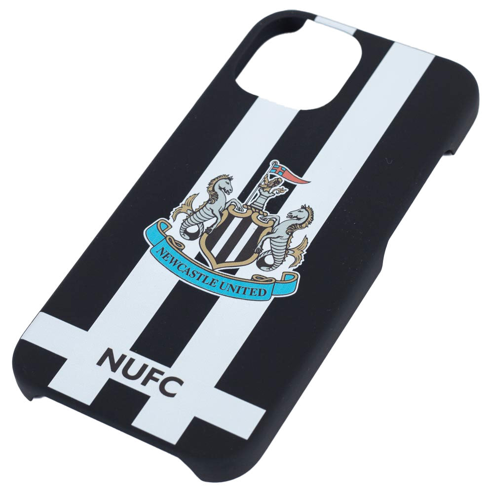Newcastle United FC iPhone 15 Striped Hard Case: 1 - Tech Accessories By Newcastle United