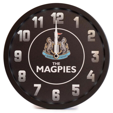 Newcastle United FC LED Wall Clock: 1 - Clocks By Newcastle United