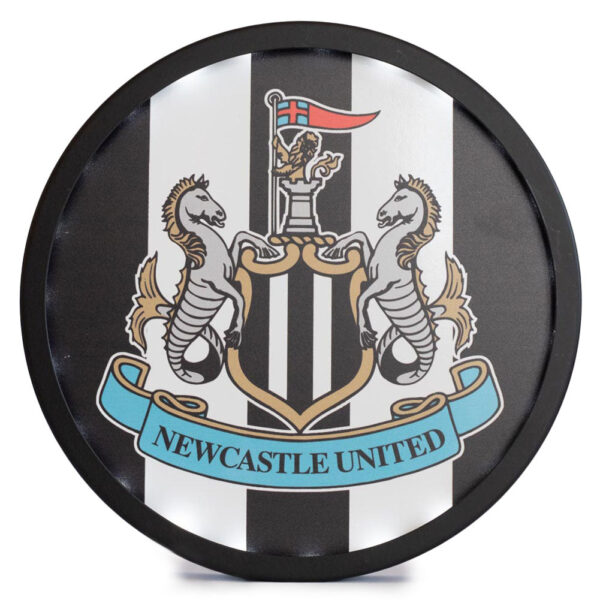 Newcastle United FC Metal LED Logo Sign: 1 - Signs & Plaques By Newcastle United