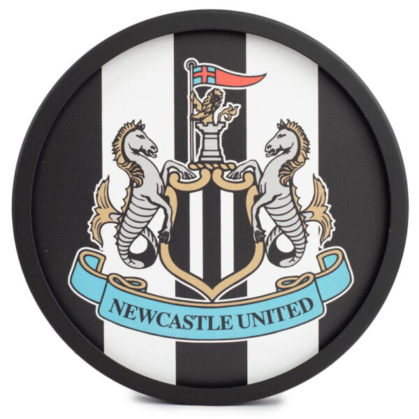 Newcastle United FC Metal LED Logo Sign: 2 - Signs & Plaques By Newcastle United