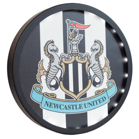 Newcastle United FC Metal LED Logo Sign: 3 - Signs & Plaques By Newcastle United