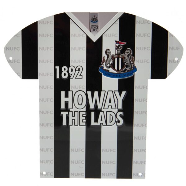 Newcastle United FC Metal Shirt Sign: 1 - Signs & Plaques By Newcastle United