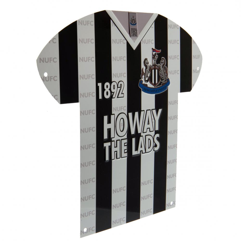 Newcastle United FC Metal Shirt Sign: 2 - Signs & Plaques By Newcastle United
