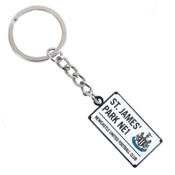Newcastle United FC Street Sign Keyring: 2 - Keyrings By Newcastle United