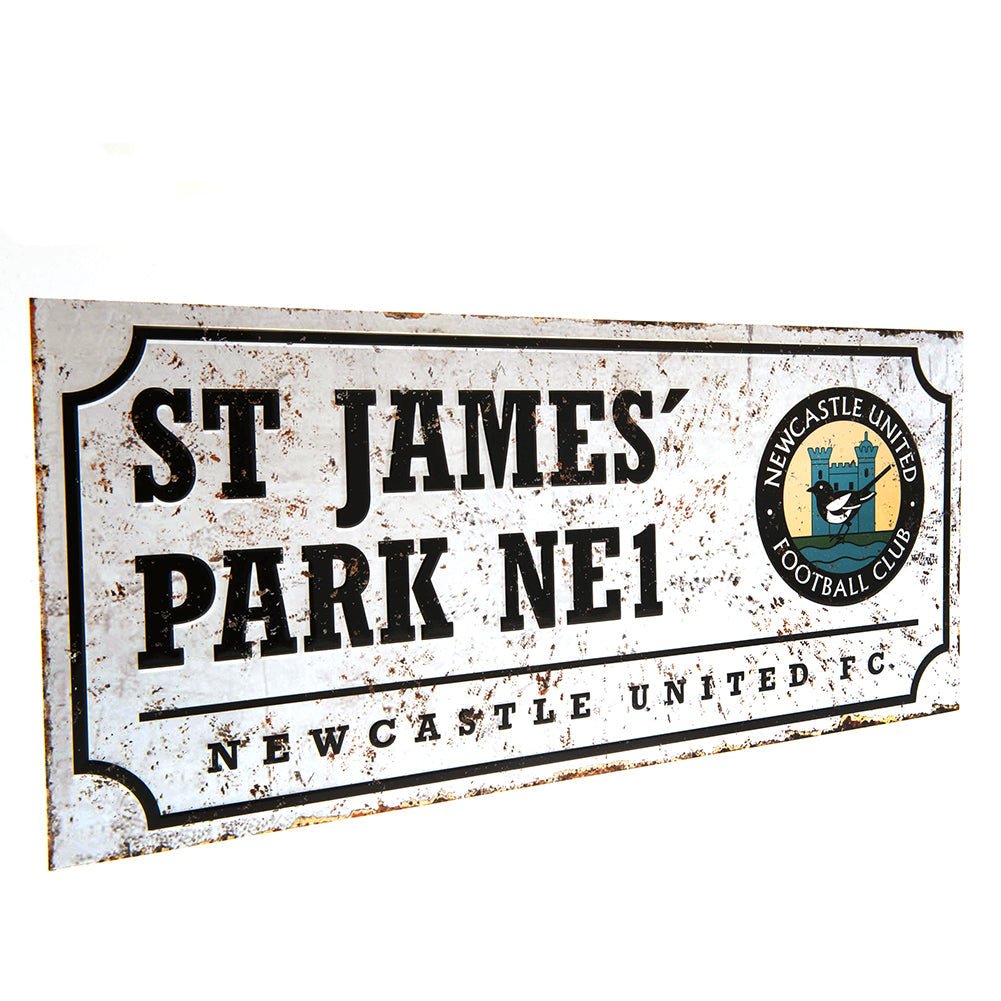 Newcastle United FC Retro Street Sign: 2 - Signs & Plaques By Newcastle United