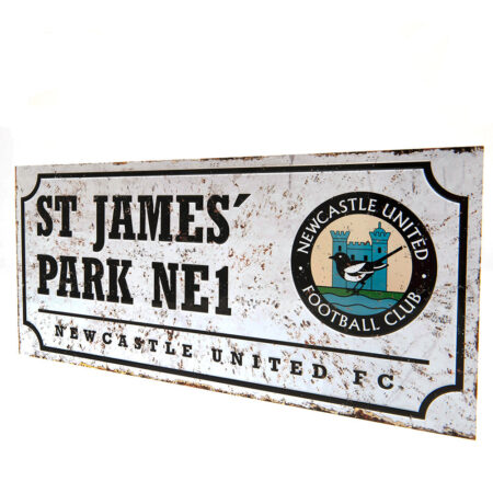 Newcastle United FC Retro Street Sign: 3 - Signs & Plaques By Newcastle United