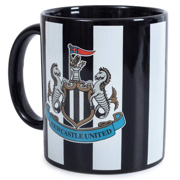 Newcastle United FC Striped Mug: 1 - Mugs By Newcastle United