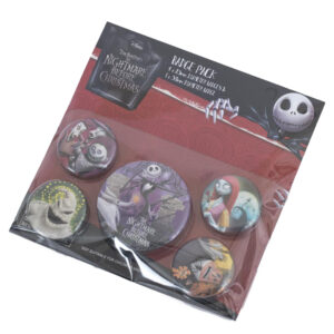 The Nightmare Before Christmas Button Badge Set: 3 - Badges By Nightmare Before Christmas