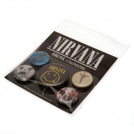 Nirvana Button Badge Set: 3 - Badges By Nirvana