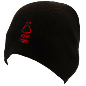 Nottingham Forest FC Black Beanie: 1 - Caps & Hats By Nottingham Forest