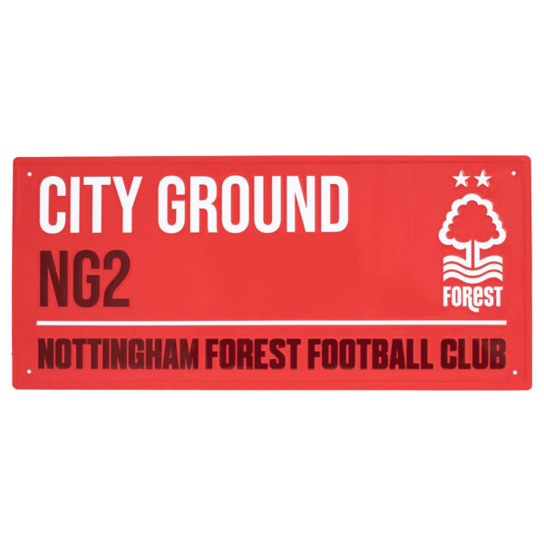 Nottingham Forest FC Colour Street Sign: 1 - Signs & Plaques By Nottingham Forest
