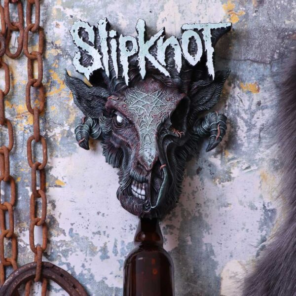 Officially Licensed Slipknot Infected Goat Logo Wall Mounted Bottle Opener: 1 - Bottle Openers By Slipknot