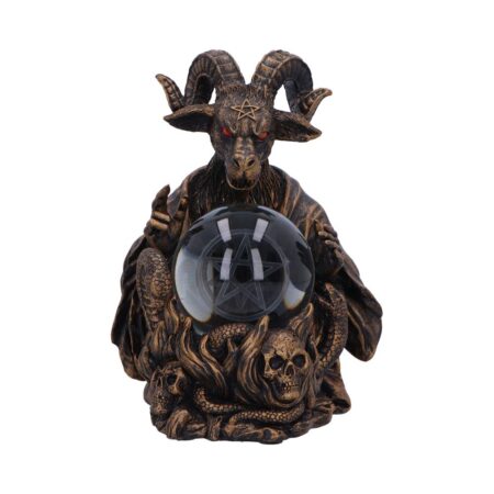 Orbuculum baphomet illuminating figurine 16cm