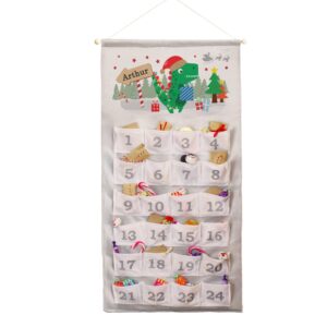personalised dinosaur advent calendar