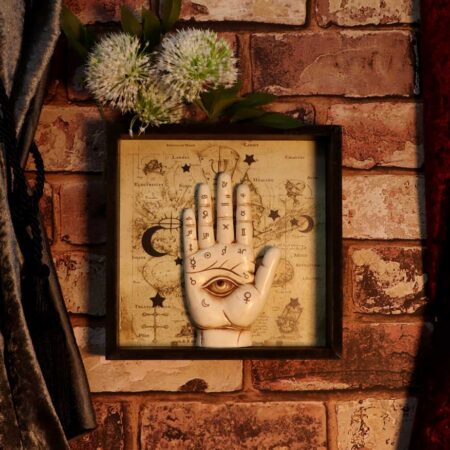 Palmistry Companion Framed Chiromancy Wall Mounted Art: 1 - Wall Hanging Sculptures By Gift Moments