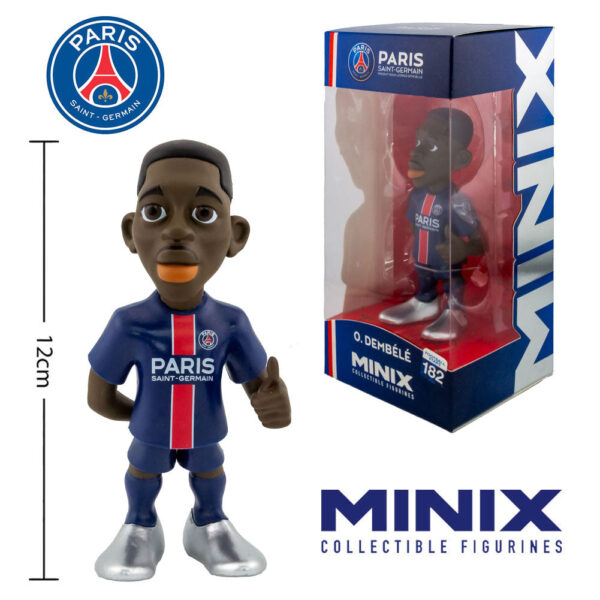 Paris Saint Germain FC MINIX Figure 12cm Dembele: 1 - Figures & Collectables By Paris Saint Germain