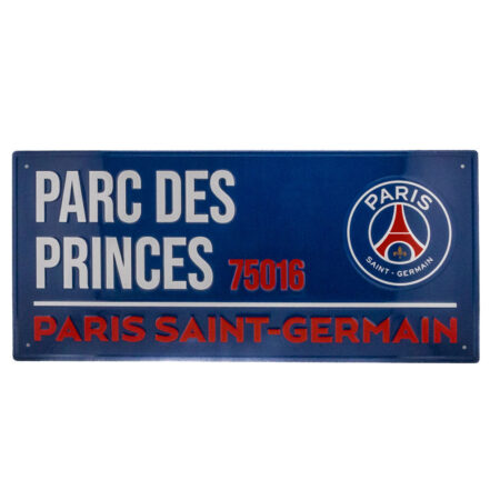 Paris Saint Germain FC Colour Street Sign: 1 - Signs & Plaques By Paris Saint Germain