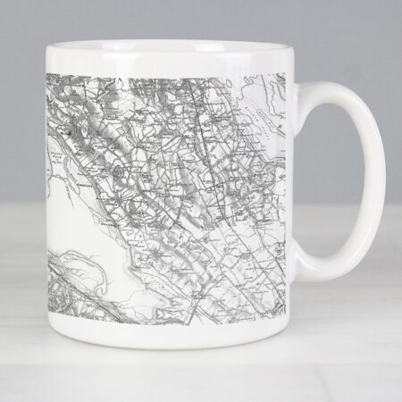 Personalised 1805 - 1874 Old Series Map Mug: 1 - Mugs By Gift Moments