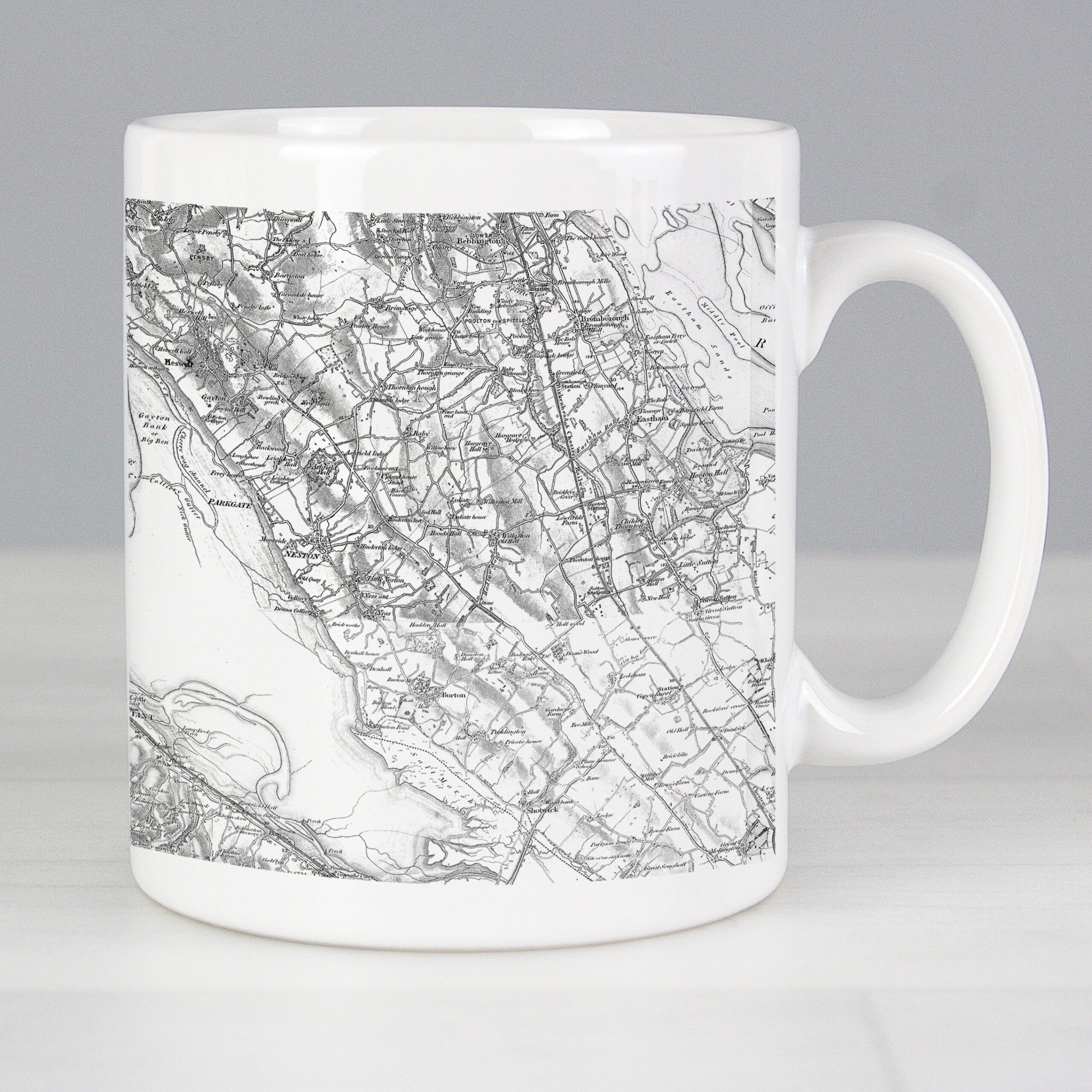 Personalised 1805 - 1874 Old Series Map Mug: 1 - Mugs By Gift Moments