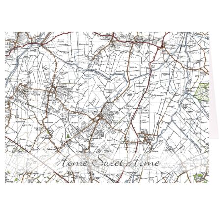 Personalised 1945 - 1948 New Popular Map Card: 3 - Greeting Cards By Gift Moments