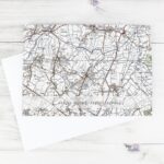 Personalised 1945 - 1948 New Popular Map Card: 1 - Greeting Cards By Gift Moments