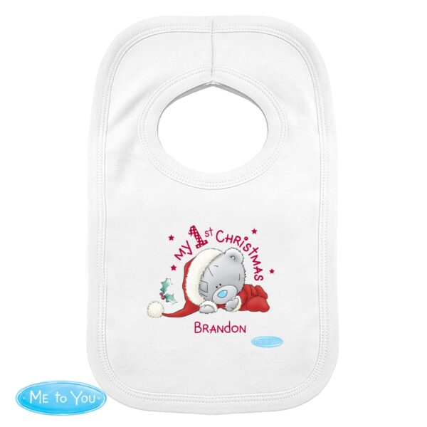 Personalised Me To You My 1st Christmas Bib: 2 - Baby Clothing
