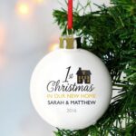 Personalised 1st Christmas in Our New Home Bauble: 1 - Christmas Baubles By Gift Moments