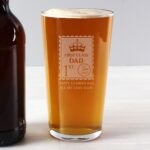 Personalised 1st Class Pint Glass: 1 - Beer Glasses By Gift Moments