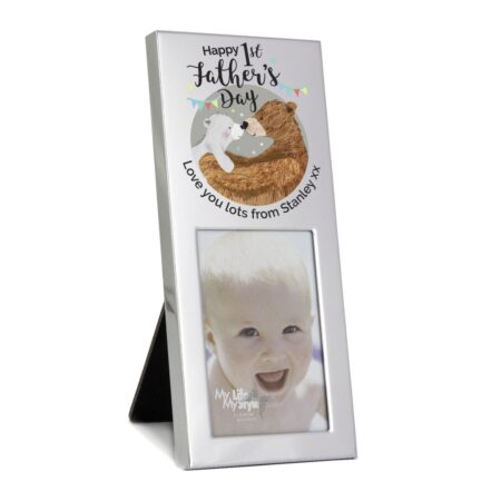 Personalised 1st Fathers Day Daddy Bear 2x3 Photo Frame: 3 - Photo Frames By Gift Moments