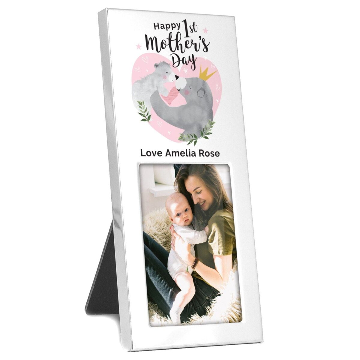 Personalised 1st Mothers Day Mama Bear 2x3 Photo Frame: 4 - Photo Frames By Gift Moments