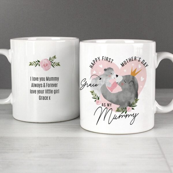 Personalised 1st Mother’s Day Mama Bear Mug: 2 - Mugs By Gift Moments