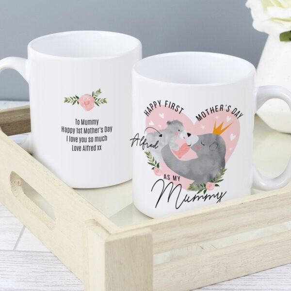 Personalised 1st Mother’s Day Mama Bear Mug: 1 - Mugs By Gift Moments