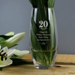 Personalised 20 Years Bullet Vase: 1 - Vases By Gift Moments