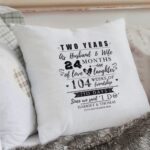 Personalised 2nd Anniversary Cushion: 1 - Cushions By Gift Moments