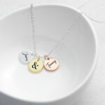 Personalised You & Me 3 Disc Necklace: 1 - Necklaces By Gift Moments