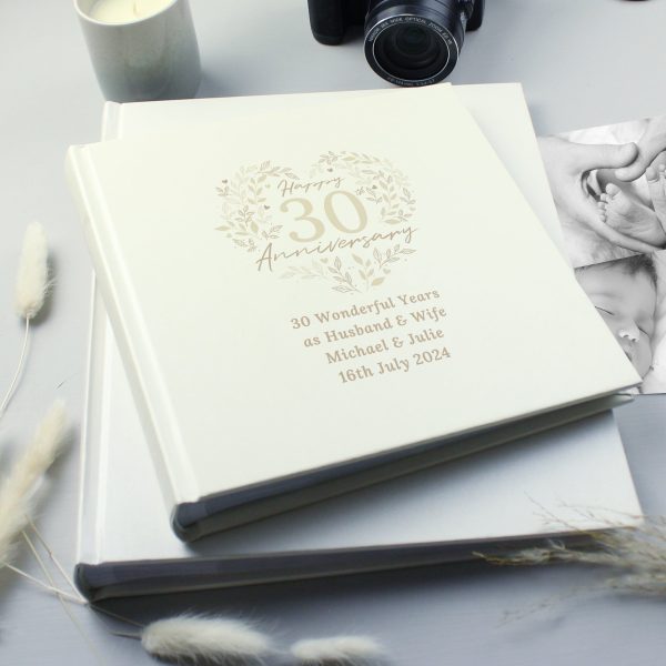 Personalised 30th Pearl Wedding Anniversary Photo Album: 1 - Photo Albums By Gift Moments