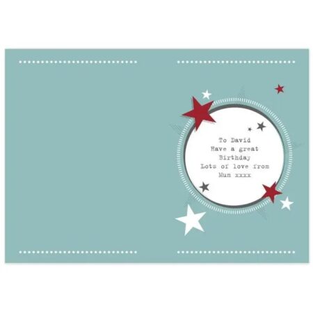 Personalised 50s Retro Card: 5 - Greeting Cards By Gift Moments