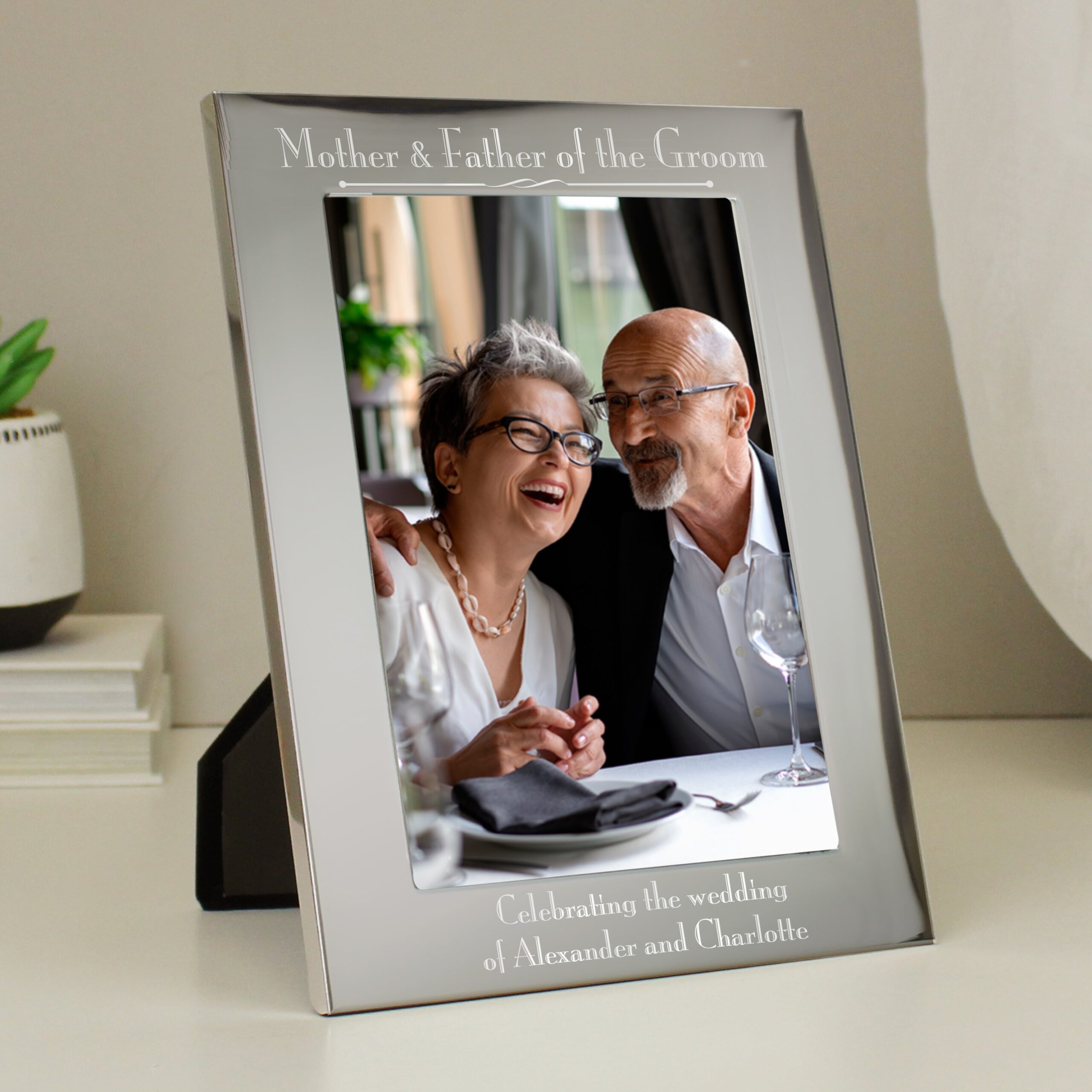 Personalised 5x7 Mother & Father of the Groom Photo Frame: 1 - Photo Frames By Gift Moments