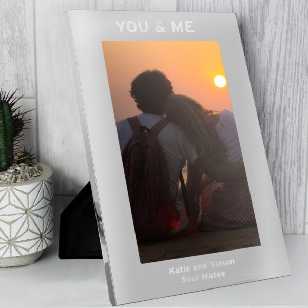 Personalised & Me 5x7 Silver Photo Frame: 2 - Photo Frames By Gift Moments