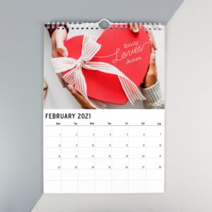 Personalised A4 Couple You And Me Calendar: 4 - Calendars & Planners By Gift Moments